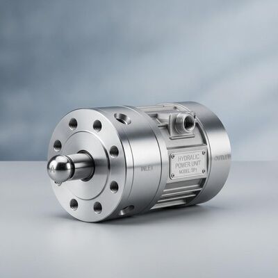 Single Cylinder Hydraulic Piston Pump with Mounting Flange A and Steel Aluminum Alloy Construction