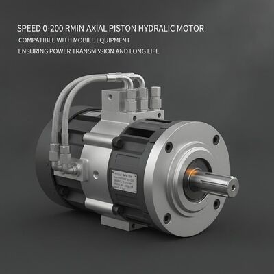 Motor Piston Hidraulik Perpindahan Variabel Torsi Tinggi Kecepatan Rendah dengan Kecepatan Maks 3300rpm untuk Peralatan Bergerak