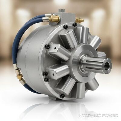 Radialkolbenhydraulischer Motor mit hohem Drehmoment und reibungsloser Leistung für Anwendungen mit niedriger Drehmomentgeschwindigkeit