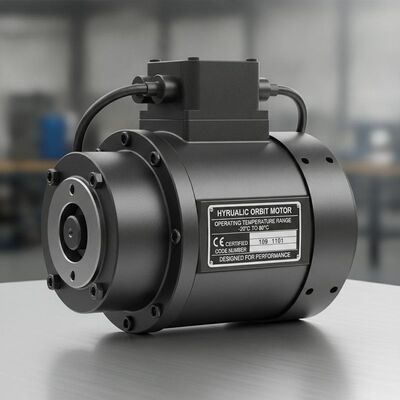Motor de órbita hidráulico certificado CE com construção de ferro fundido e opções de eixo versáteis