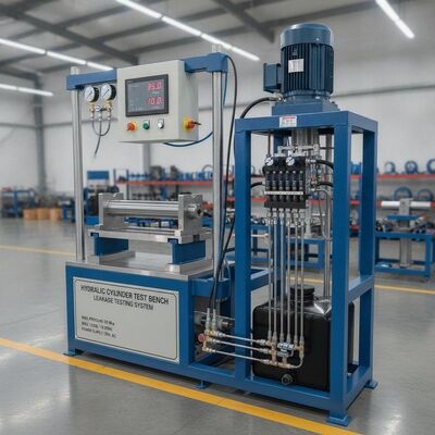 35 MPa 10 Tons Hydraulic Cylinder Test Bench with 50Hz Power Supply for Leakage Testing